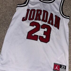 Jordan White and Black Mesh Jersey
